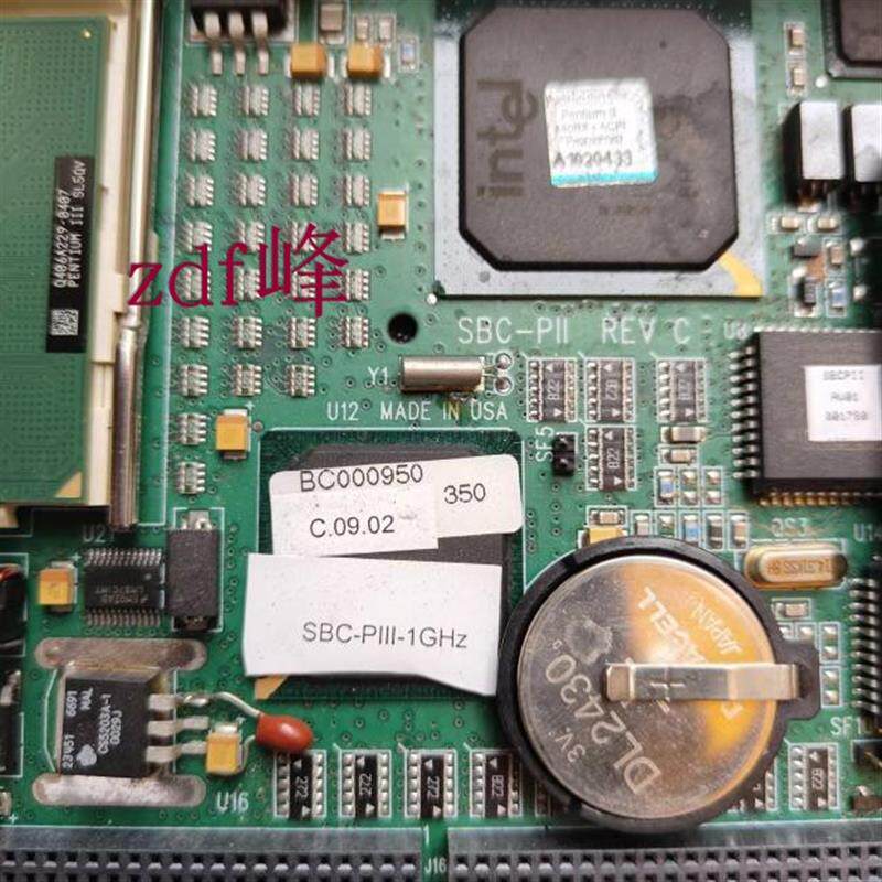 艾讯SBC-PIII-1GHz SBC-PII REV.C工业工控电脑主板送CPU内存包好