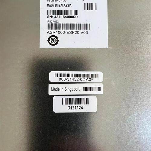思科 ASR1000-ESP20 用于ASR1004/1006  成色新 测试好 有质保