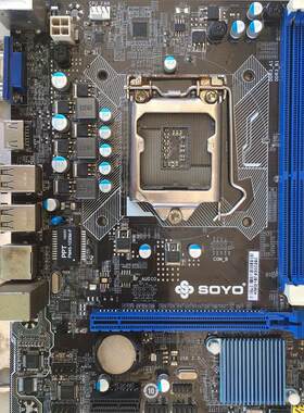 梅捷 SY-I6H-L V4.1 h61 主板 1155针CPU DDR3三代内存