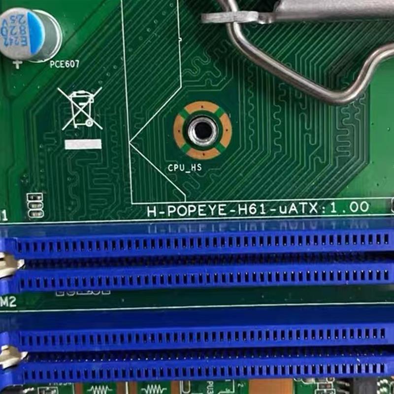 原装 HP 3330MT 3380MT主板 694617-001 660512-001 H61 - 实物图