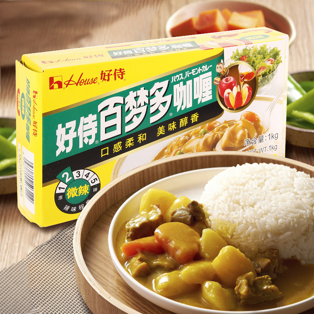 百梦多咖喱块好侍1kg*20件