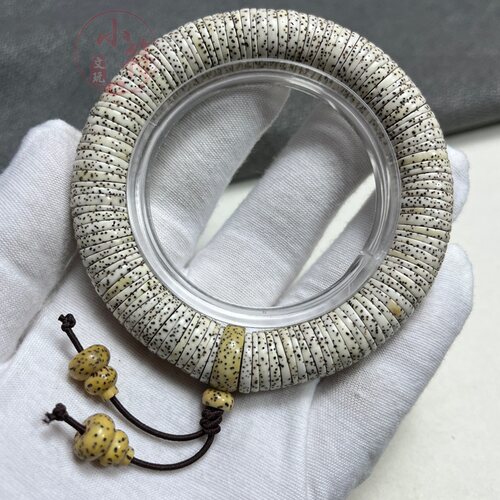 薄片大肠星月菩提单圈手串108颗