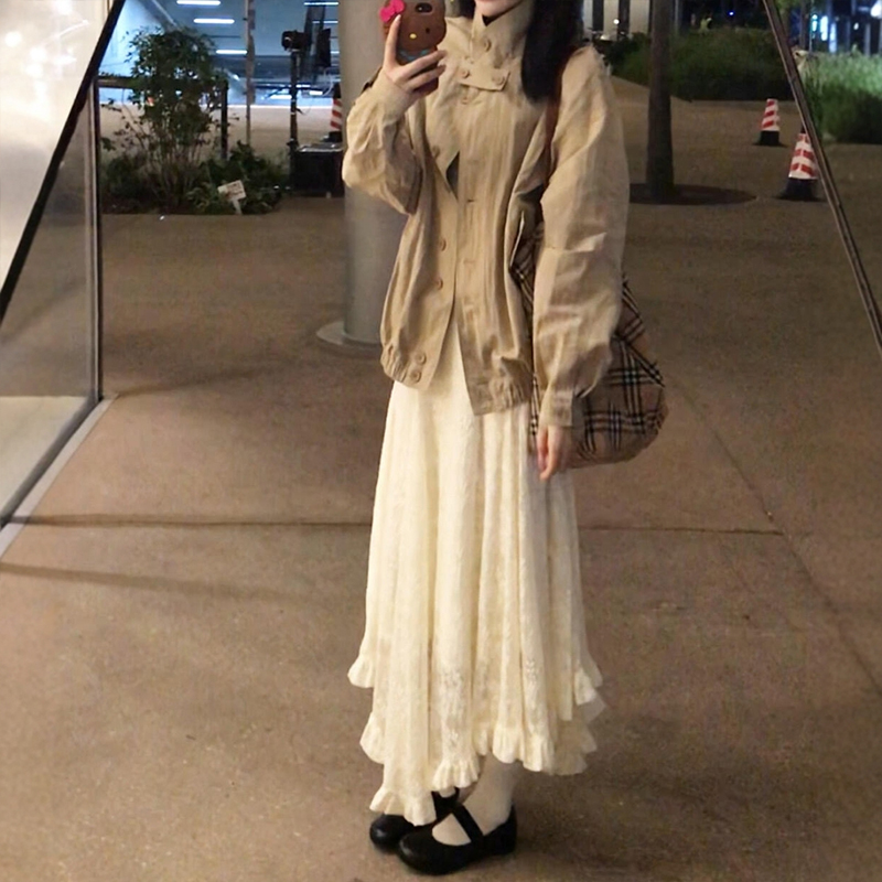 白月光蕾丝裙真的一眼心动啊！！