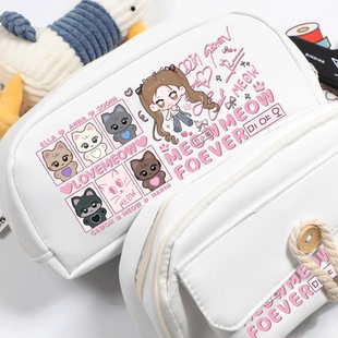 喵MEOVV猫爪专辑应援周边Anna田中杏奈Ella sooin同款 笔袋文具袋