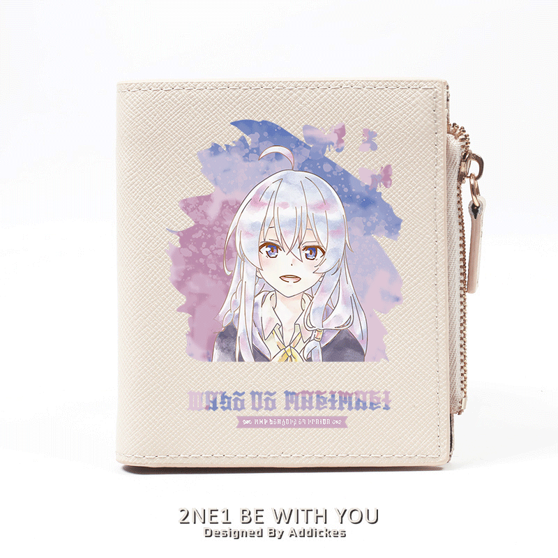 魔女之旅动漫周边小众短款钱包