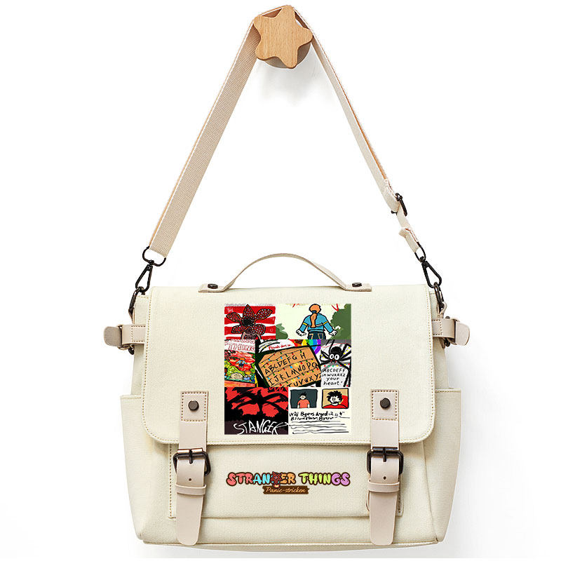怪奇物语StrangerThings周边礼物欧美风手提袋补习单肩斜挎包书包,箱包皮具/热销女包/男包,通用款女包,淘宝优惠券,粉丝福利购,淘宝优惠卷