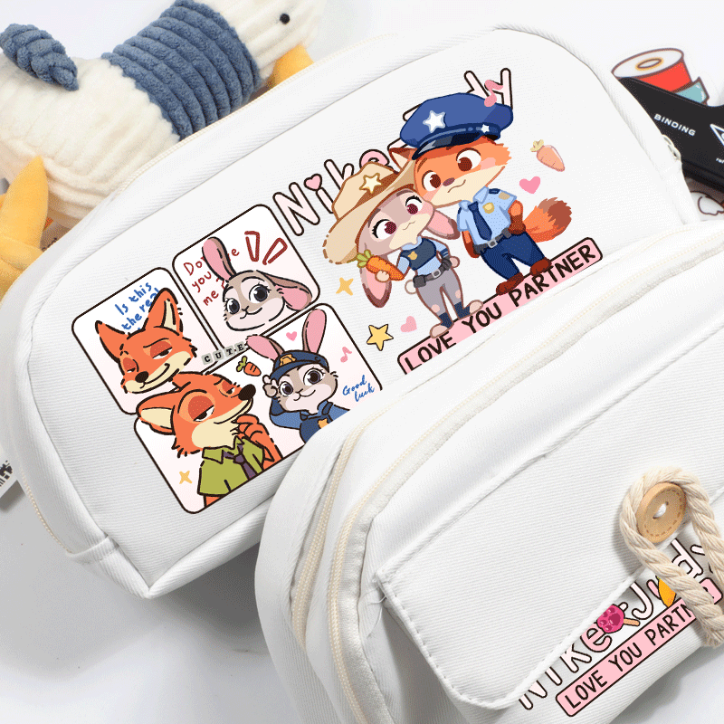 疯狂动物城联名周边动漫文具笔袋