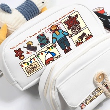 美剧StrangerThings怪奇物语周边 谷子礼物 学生文具盒笔袋大容量