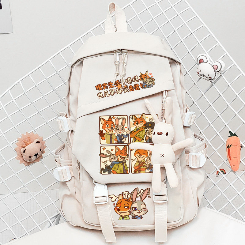 疯狂动物城周边双肩包背包