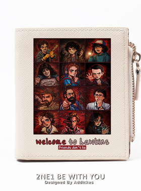 怪奇物语 StrangerThings周边美剧多卡位钱包卡包一体女生ins风潮