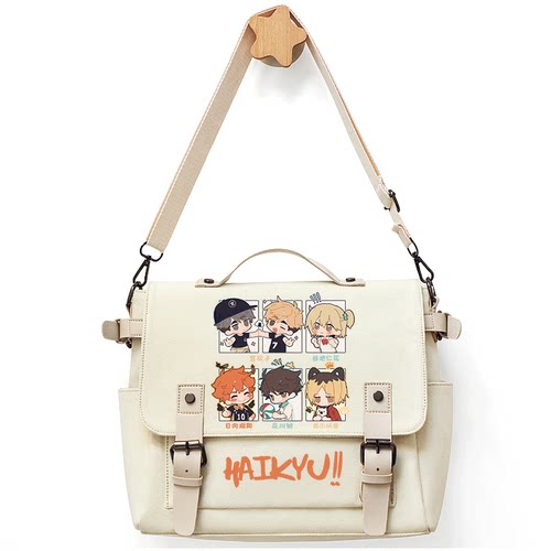 排球少年周边帆布包女学生单肩包