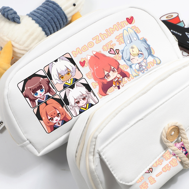 猫之茗动漫周边吧唧笔袋文具袋