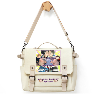 Heated Rivalry巅峰对决美剧周边单肩包斜挎包女学生帆布包高颜值