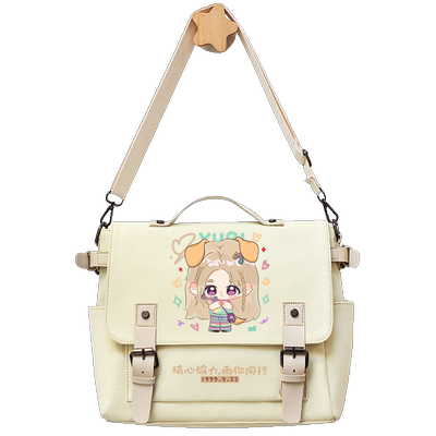 gidle应援宋雨琦周边学生帆布包