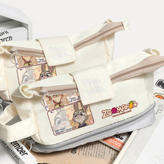 疯狂动物城周边动漫二次元笔袋文具袋大容量可爱卡通兔子警官朱迪尼克狐同人女中小学生小众ins风