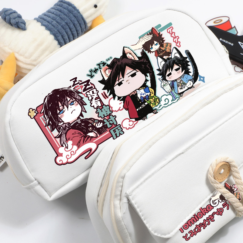 鬼灭之刃动漫周边大容量文具笔袋