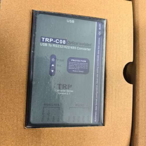 台湾TRP-C08 USB转RS232/485转换器，带光隔