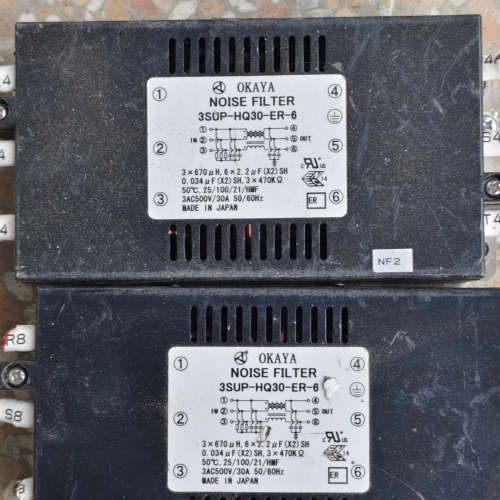 OKAYA噪声滤波器3SUP-HQ30-ER-6，三相500