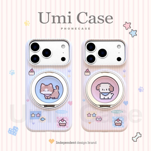 UmiCase拼豆猫狗磁吸支架手机壳