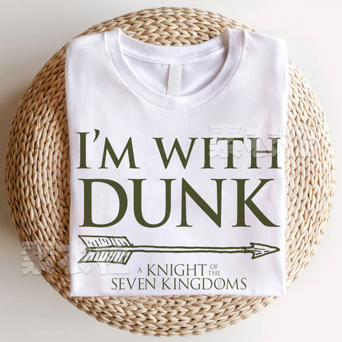 I'MWITHDUNK七王国的骑士T恤棉
