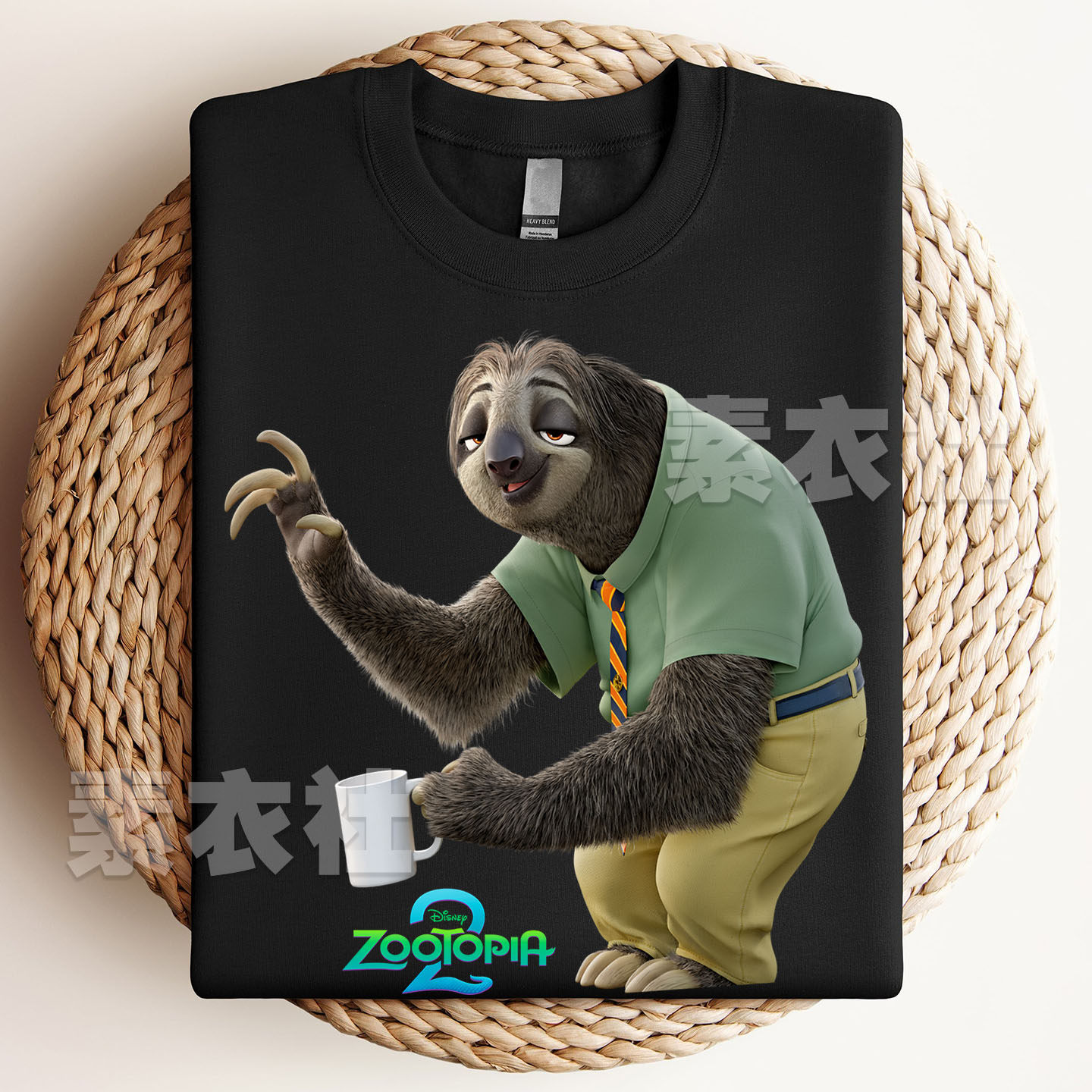 疯狂动物城2闪电T恤纯棉迪士尼电影动画格FLASH zootopia2 短袖