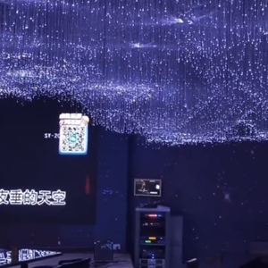 网红遥控变光满天星光纤灯纤维星空灯照明气氛灯其它灯具悬吊式天