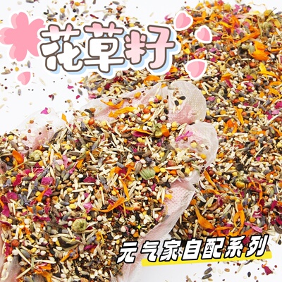 鹦鹉花草籽花草粮鸟粮调理肠胃微量元素虎皮玄凤牡丹等辅食零食