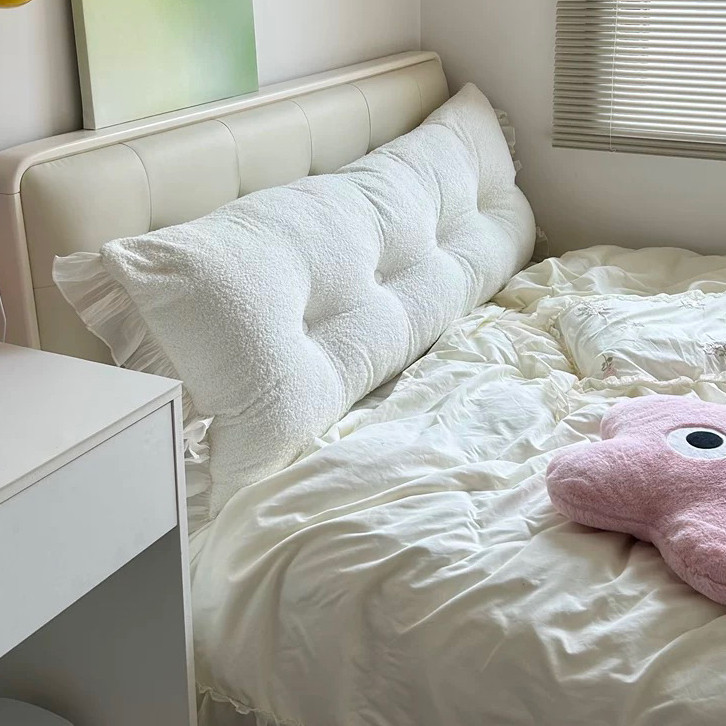 ins风简约纯色床头靠垫卧室床头靠枕靠背垫软包榻榻米靠背垫,居家布艺,床头靠垫,淘宝优惠券,粉丝福利购,淘宝优惠卷