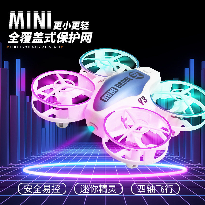 Y3 미니 미니 원격 제어 비행기 호버 드론 헬리콥터 UFO 항공기 장난감 드론 장난감