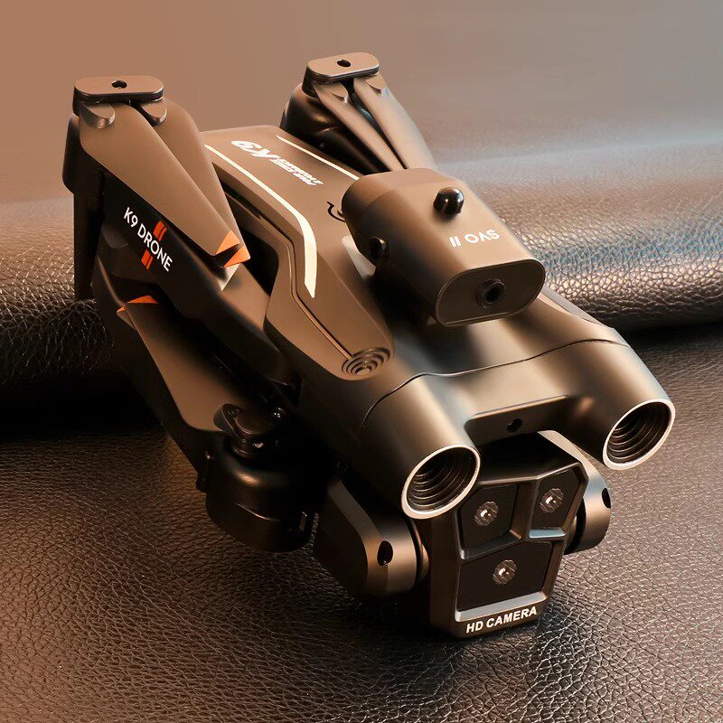 K9 MAX 3개 카메라 장애물 회피 드론 수평 스크린 및 수직 스크린 촬영 광학 흐름 전자 제어 항공 사진 쿼드콥터 드론 드론