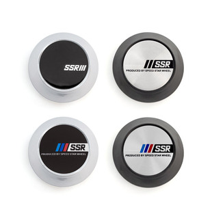 SSR 65MM 轮毂中心盖 汽车轮毂盖 黑色轮盖 轮毂标轮胎标