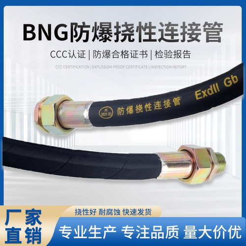 防爆钢丝编织软管DN20