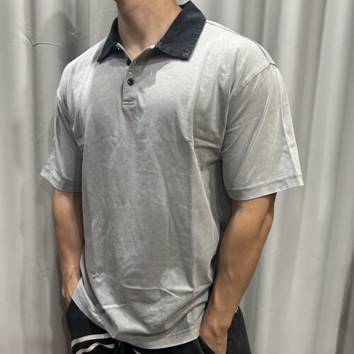 夏季美式复古POLO衫男式T恤