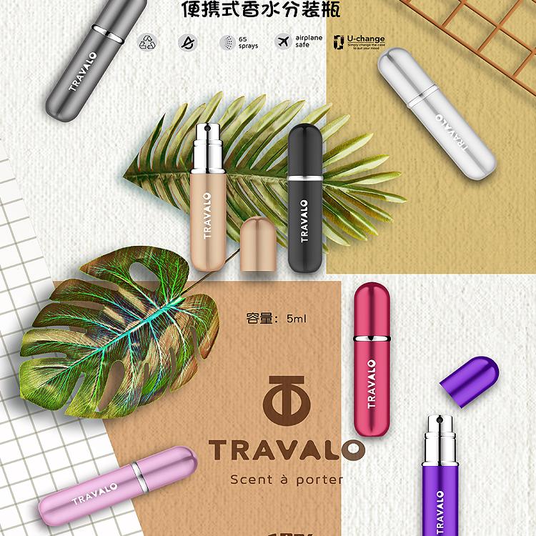 底部直充Travalo香水分装瓶便携