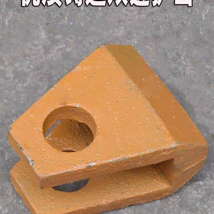 挖机挖斗护齿牙板耐磨块刀板双边护齿挖斗加固耐磨块挖机护斗神器