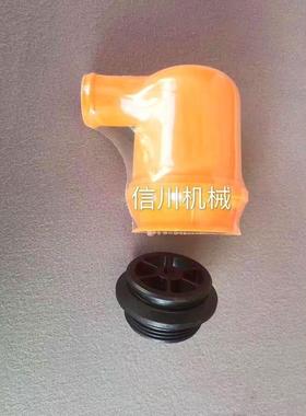 卡特E325/329B/C/D C7发动机废气盖 呼吸器 呼吸滤底座挖掘机配件