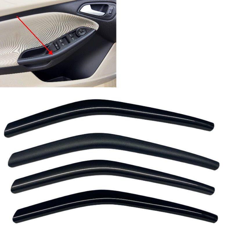 福特新福克斯前门内饰板扶手饰条车门把手装饰条升降开关亮条原厂