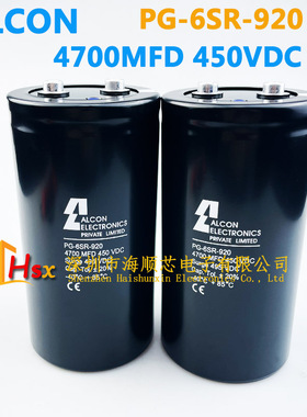 全新ALCON ELECTRONICS PG-6SR-920 4700MFD450VDC 450V 电解电容