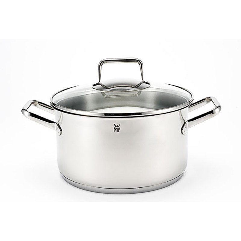 wmf德国不锈钢带盖子大汤锅