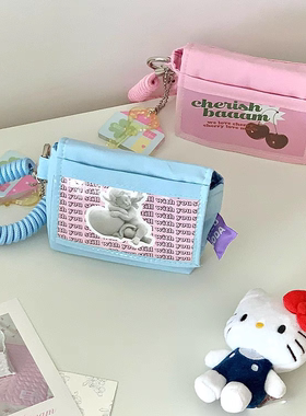 SEEUSODA/原创可爱ccd包通用蓝牙耳机包lomo相机相纸收纳充电器包