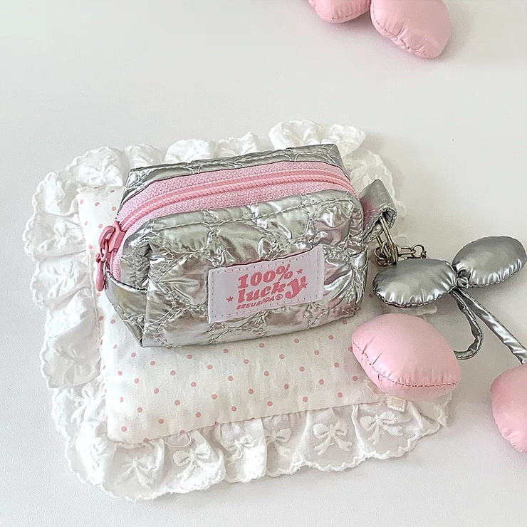 SEEUSODA｜原创少女心airpdos 通用耳机包口红包便携式化妆包车钥匙眼镜收纳包go ultra收纳大疆NANO收纳包