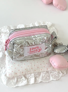 SEEUSODA｜原创少女心airpdos 通用耳机包口红包便携式化妆包车钥匙眼镜收纳包go ultra收纳大疆NANO收纳包