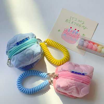 SEEUSODA原创可爱奶油系通用耳机包Insta360 Go Ultra收纳包