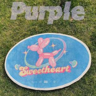 SEEU 原创少女风卧室地毯可爱脚垫进门入户地毯浴室防摔垫 SODA