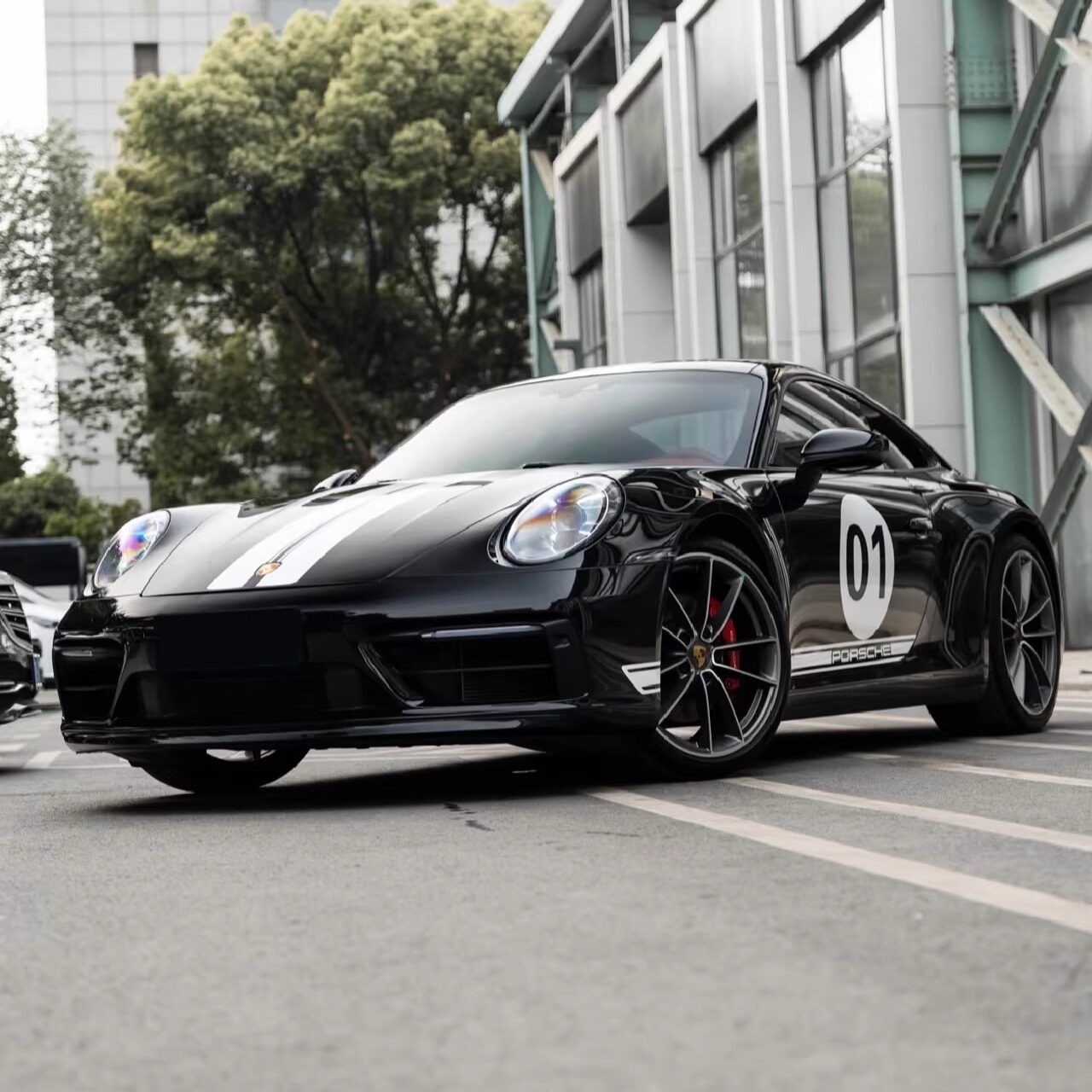 保时捷911车贴拉花贴纸