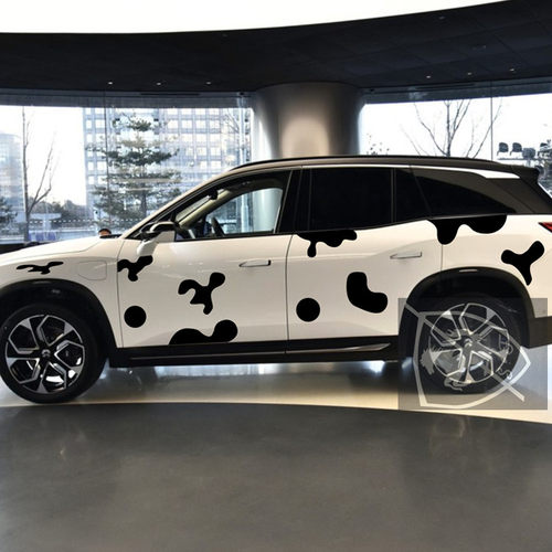 蔚来改装车身拉花贴画彩条