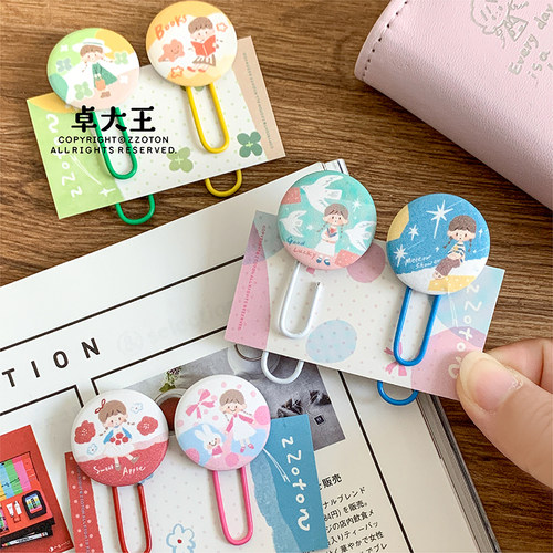 卓大王吧唧回形针可爱装饰