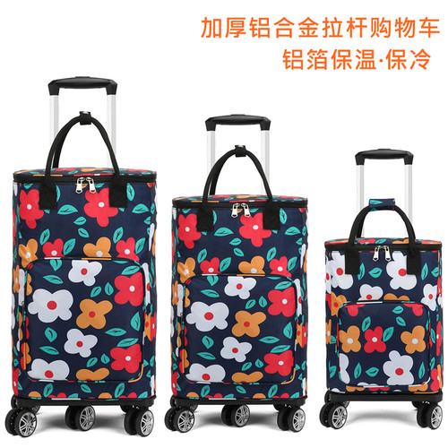 轻便万向轮购物老人超市小拉车