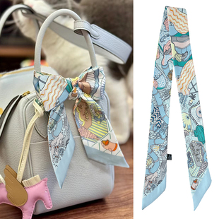 25新款手提包手柄丝带包包丝巾绑包丝带把手肩带装饰绑包带缎带子
