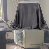 办公室电箱防辐射遮挡布耐高温阻燃网络交换机屏蔽布人员防护隔离